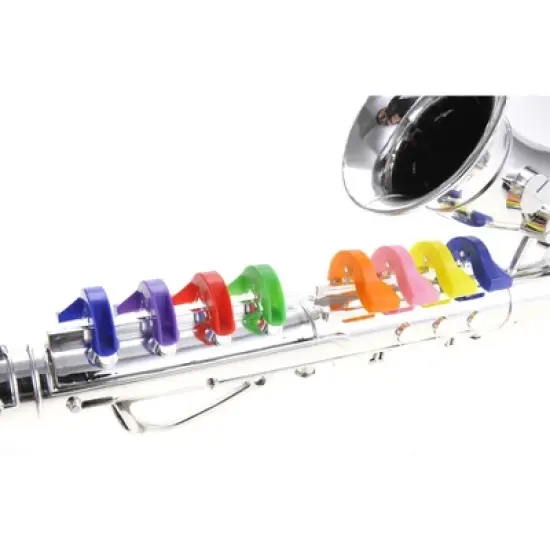 Link Ready! Set! Play! Saxophone with 8 Colored Keys Musical Instrument Early Education Toy for Kids image {6}
