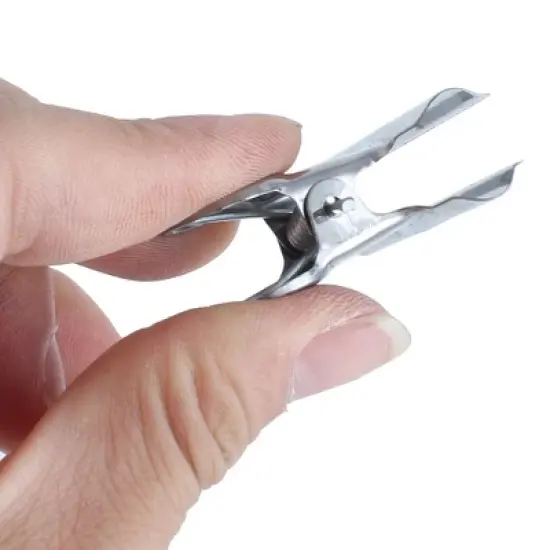 Unique Bargains 5 Pcs Office Document File Paper 1.5" Width Metal Binder Clips image {2}