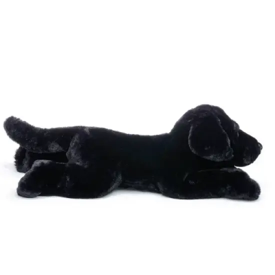 FAO Schwarz Toy Plush Lying Labrador 15" - Black image {4}