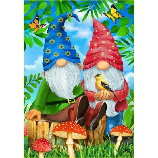 Briarwood Lane Garden Flag 12x18 For Outdoor Gnome Sweet Gnome Spring For Spring Garden Flag Flags For Outside image {2}
