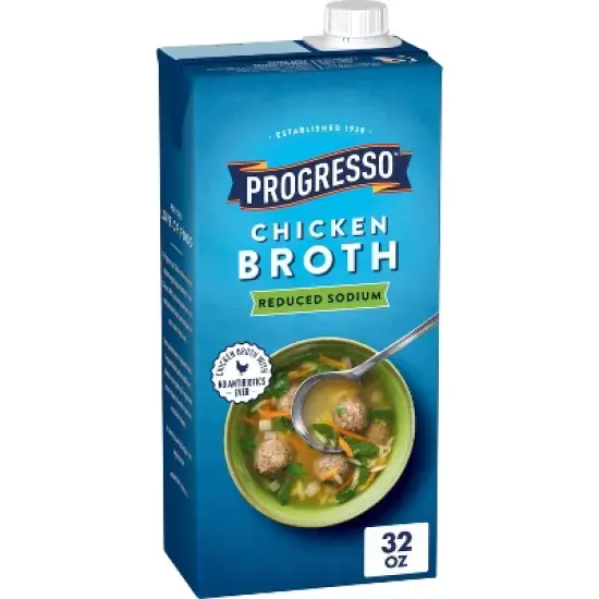 Progresso Gluten Free Reduced Sodium Chicken Broth - 32oz image {6}