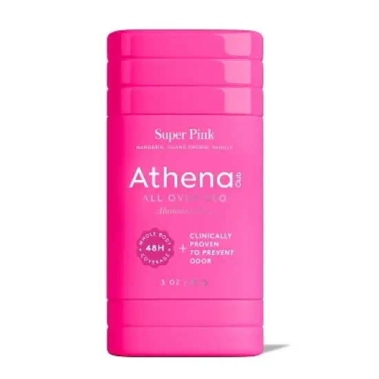 Athena Club All Over Solid Deodorant Super Pink - 3oz image {6}