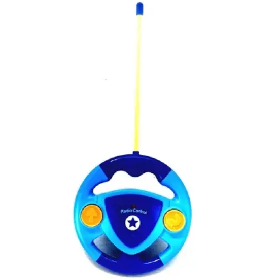 Link Cartoon RC Airplane Lightning Fast,Colorful & Bright, Honks & Plays Music Great Gift For Kids - Blue image {7}