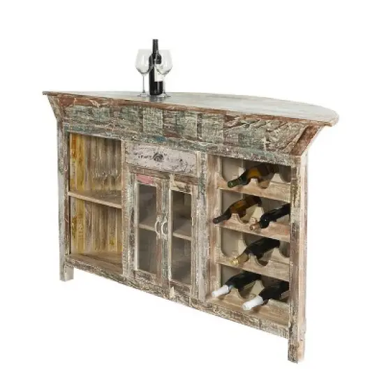 Rustic Wood Bar Brown - Olivia & May image {6}