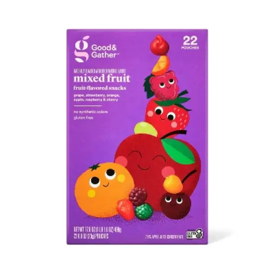 Mixed Fruit Flavored Snacks 17.6oz/22ct - Good & Gather&trade; image {4}