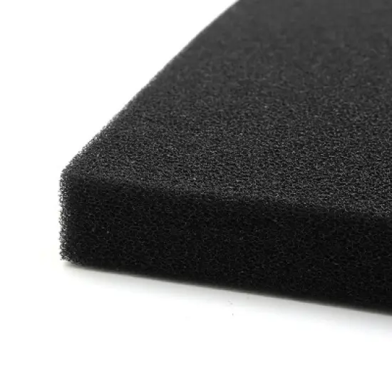 Unique Bargains Rectangular  Filter Sponge Media Pad for Betta Aquarium Black 17.7"x17.7" image {2}