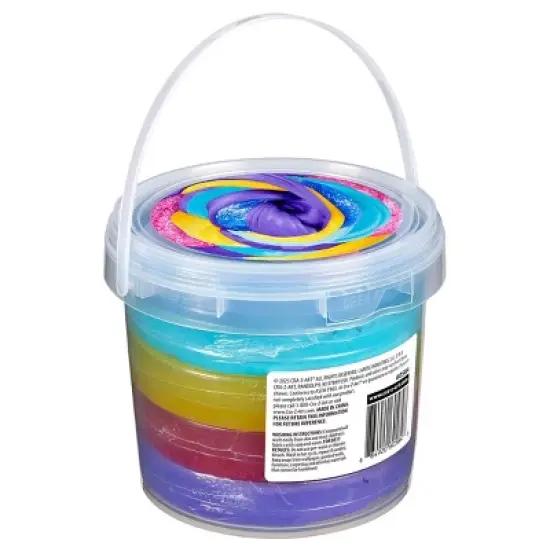 Cra-Z-Slimy 5 in 1 Bucket: Creativity Focus, Slime & Putty Toy, 38.5 Net Weight, Single Piece Set image {4}