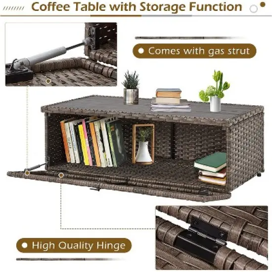 EROMMY 7 Piece Sofa Seating Group with Cushions image {7}