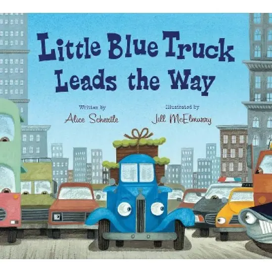 Little Blue Truck Leads the Way ( Little Blue Truck) by Alice Schertle (Board Book) image {1}