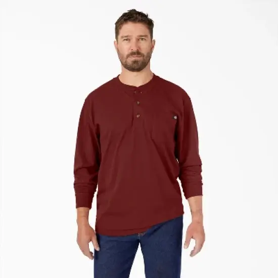 Dickies Long Sleeve Heavyweight Henley T-Shirt image {10}