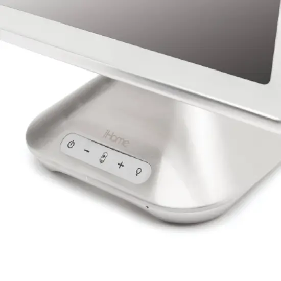 iHome 10" x 13"  Reflect PRO Portable Lighted LED Vanity Makeup Mirror with  Bluetooth Audio image {4}