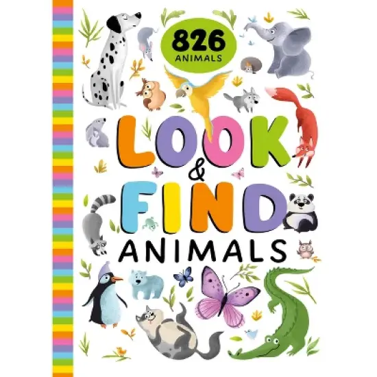 Look and Find Animals - (Look & Find) by  Clever Publishing (Hardcover) image {1}