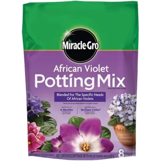 Miracle-Gro African Violet Potting Mix, 8 Quart Bag image {4}