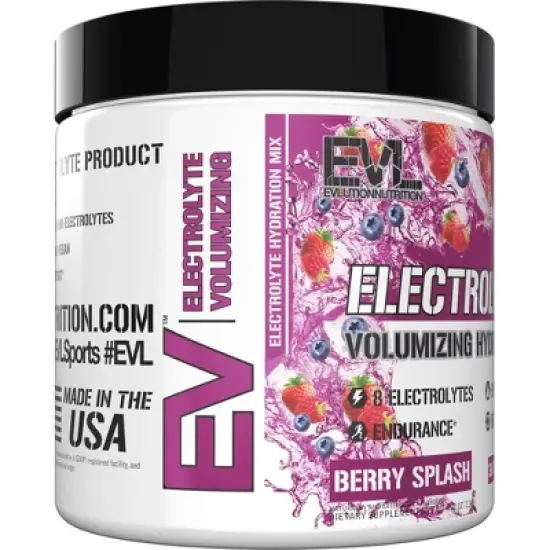 Evlution Nutrition EV Electrolyte - Hydration + Electrolytes - 30 Servings image {5}
