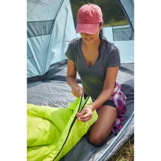 Coleman Kompact 40 Degree Sleeping Bag - Lime Green image {6}