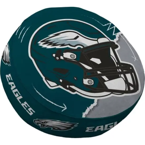 NFL Philadelphia Eagles Split Helmet Circle Plushlete Pillow image {3}