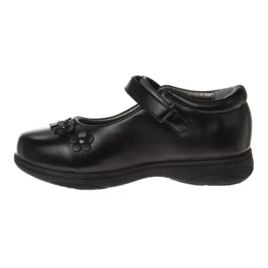 French Toast Girls School Shoes with Flower Details (Little Kids) image {4}