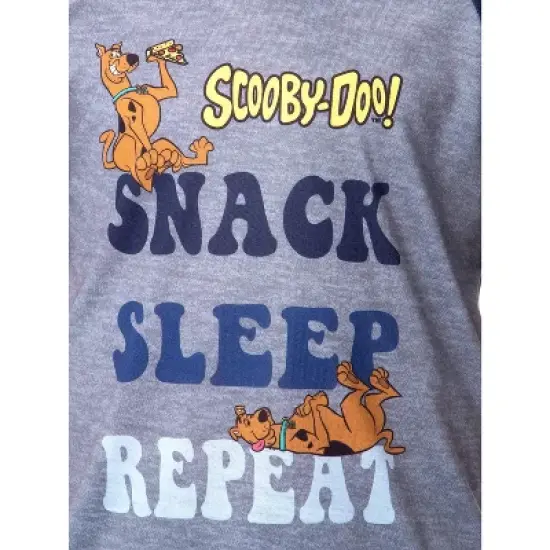 Scooby-Doo Boys' Snack Sleep Repeat Scooby Sleep Pajama Set Short Multicolored image {3}