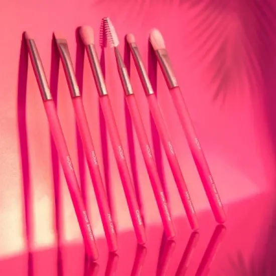 MODA Brush Hibiscus Hues Eye Makeup Brush Kit- 6pc image {4}