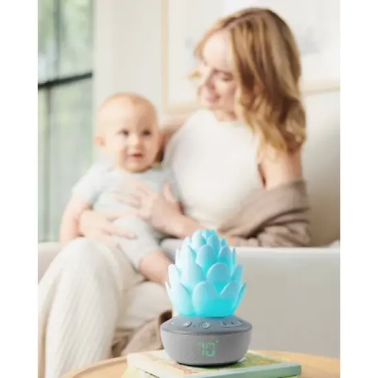 Skip Hop Succulent Glow Sound Machine - Gray/White image {5}