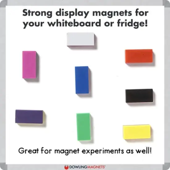 Dowling Magnets Block Magnets Set, Pack of 12 image {2}