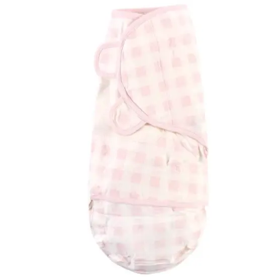 Hudson Baby Infant Girl Cotton Swaddle Wrap, Enchanted Forest, 0-3 Months image {1}