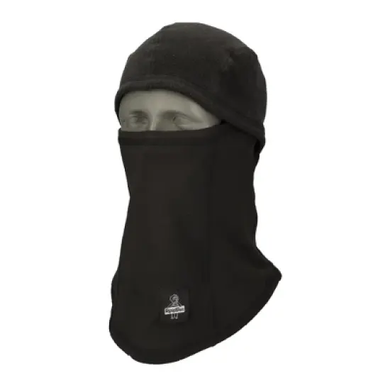 RefrigiWear 3-in1 Convertible Fleece Black Balaclava Face Mask image {4}
