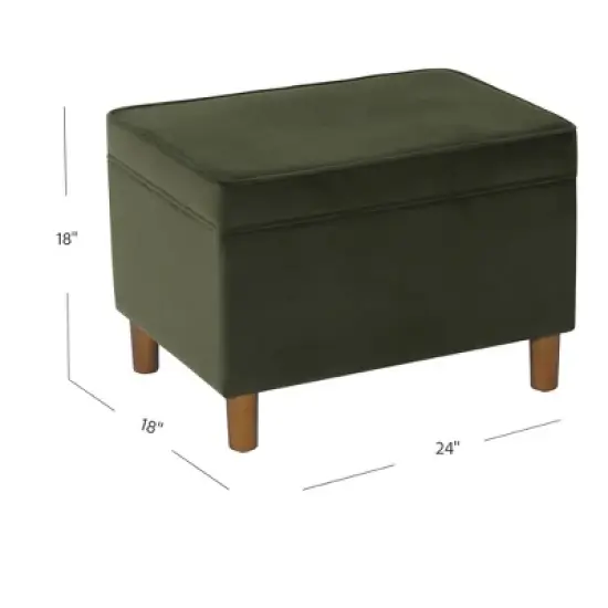 24" Dinah Storage Ottoman - HomePop image {10}