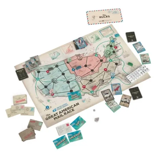 Big Potato USPS The Great American Mail Race Board Game image {4}