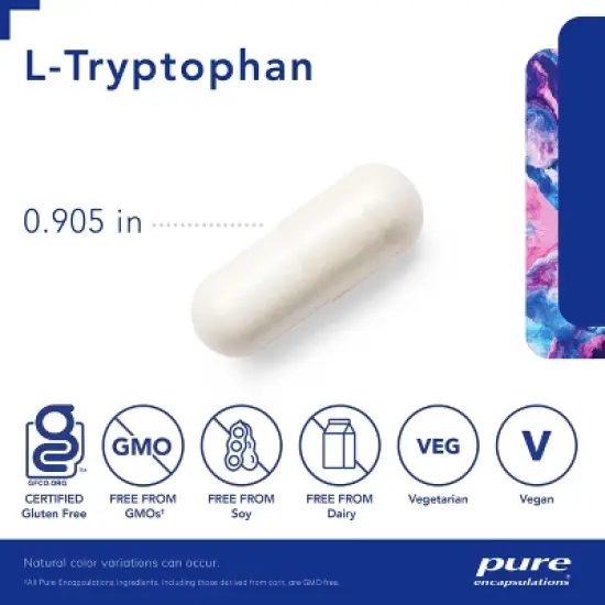 Pure Encapsulations L-Tryptophan - Amino Acid Supplement for Relaxation, Serotonin Support, PMS, and Sleep* image {2}