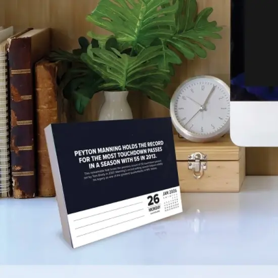 Willow Creek Press 2026 Super Sports Stats and Facts Box Calendar image {2}