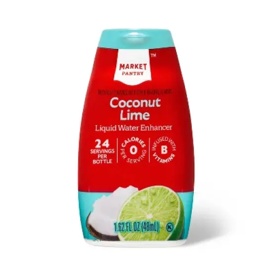 Coconut Lime Liquid Water Enhancer Drops - 1.62 fl oz - Market Pantry&trade; image {3}