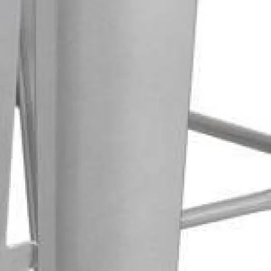 Flash Furniture 31.5" Square Metal Bar Table Set with Wood Top and 4 Stools image {2}