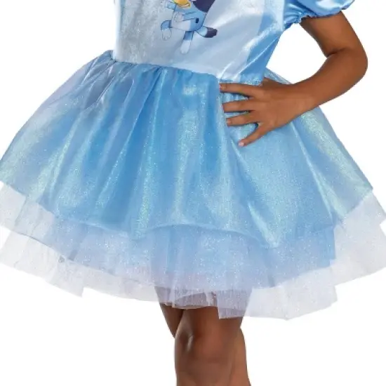 BBC Toddler Bluey Classic Costume Dress Blue image {3}