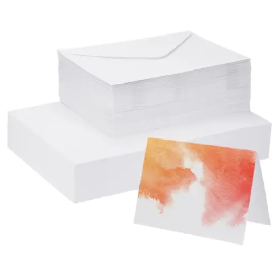 Unique Bargains Pure Cotton Watercolor Cards with Envelopes image {5}