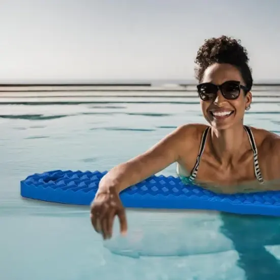 California Sun Deluxe Unsinkable Ultra Soft Foam Cushion Pool Plank image {1}