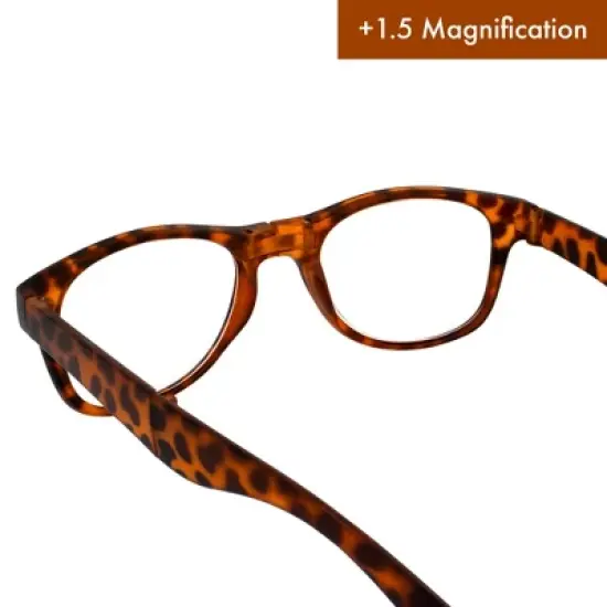 Global Vision Eyewear Foldable Bifocal Reading Glasses with +1.5 Bifocal Clear Lenses image {5}