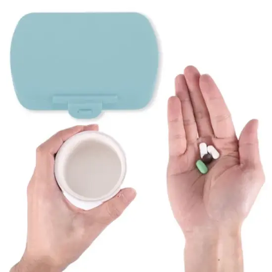 Unique Bargains 6 Grid Portable Mini Pill Case 1 Pc image {3}