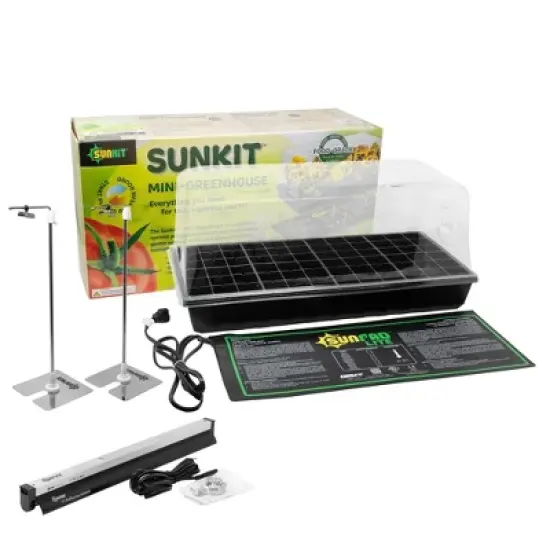 SUNKIT LED BPA-Free Seed Starting Mini-Greenhouse Kit image {2}
