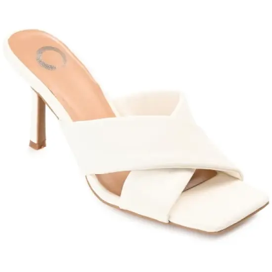 Journee Collection Womens Oppal Tru Comfort Foam Open Toe Mid Stiletto Pumps image {13}