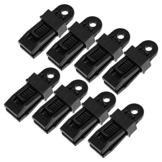 Unique Bargains Plastic Waterproof Weather-Resistant Lightweight Tarp Clips 12 Pcs image {5}