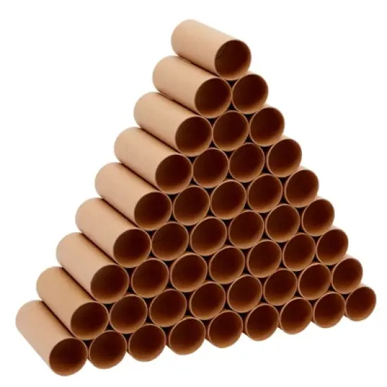 Bright Creations 48 Pack Empty Toilet Paper Rolls for Crafts, Brown Cardboard Tubes for DIY, Classrooms, Dioramas, 1.6 x 4 In image {4}