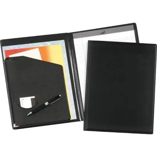 Cardinal Pad Holder Brass Clip Letter 9-1/2"x5/8"x12-1/2" Black 252610 image {1}