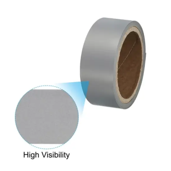 Unique Bargains High Visibility Washable Plastic Warning Safety Reflective Tape image {2}
