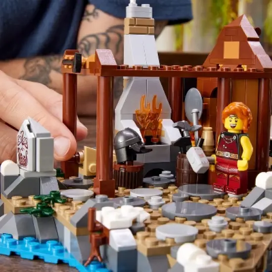 LEGO Ideas Viking Village Model Building Set 21343 image {3}