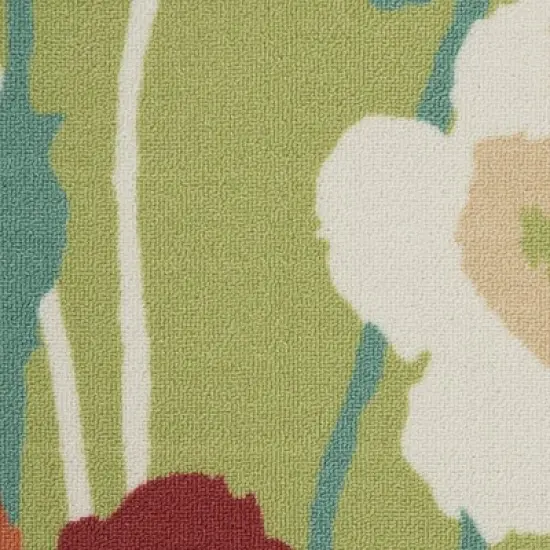 Waverly Sun & Shade "Pic-A-Poppy" Bluebell Indoor/Outdoor Area Rug by Nourison image {8}