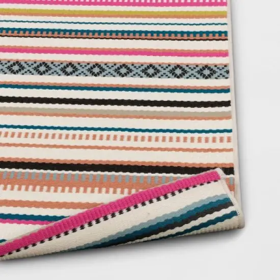 5' x 7' Outdoor Rug Festival Stripe - Opalhouse&trade; image {3}
