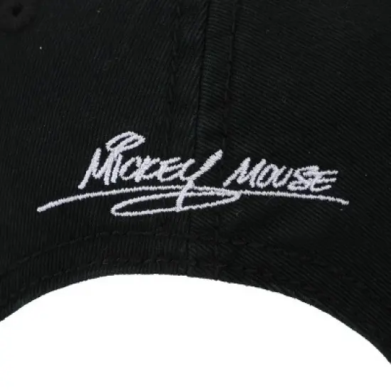 Disney Mickey Mouse Glove Black Unstructured Baseball Cap image {5}