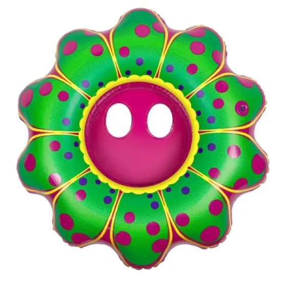Poolmaster Swimming Pool Inflatable Flower Baby Rider Float - Pink image {8}
