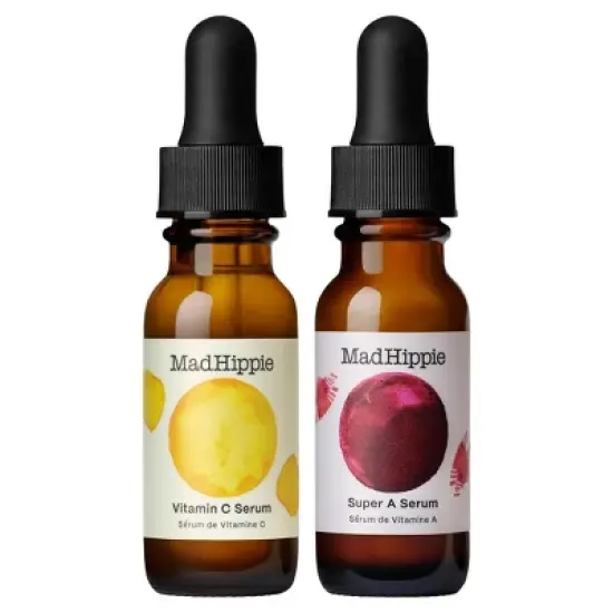Mad Hippie Day And Night Dual Pack - Vitamin C Serum, Super A Serum | Anti-Aging Serum | Hydrating Face Serum | - (0.5 oz) - DUO SET PACK image {4}